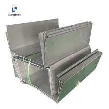 ss304 bright surface stainless steel gutter for industry